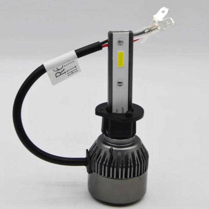 Set 2 becuri LED auto F2 H1, 100W, ventilator, 6000K, 12000LM [2]
