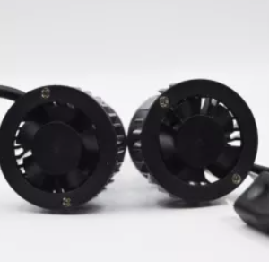 Set 2 becuri LED auto F2, 100W, H7/H11/H1/H4, 10000LM, ventilator racire [3]