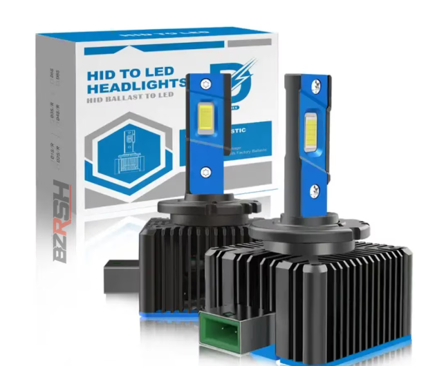 Set 2 becuri LED D1S, BZRSH, Canbus 100%, conversie HID to LED, plug and play 35W/Bec, 10000LM, 6500k [2]