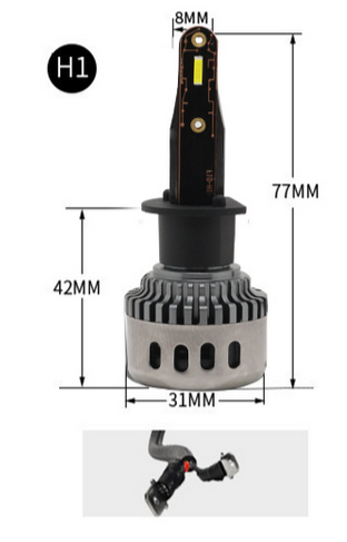 Set 2 becuri LED F10, SuperLED, 120W, 9000Lm [7]
