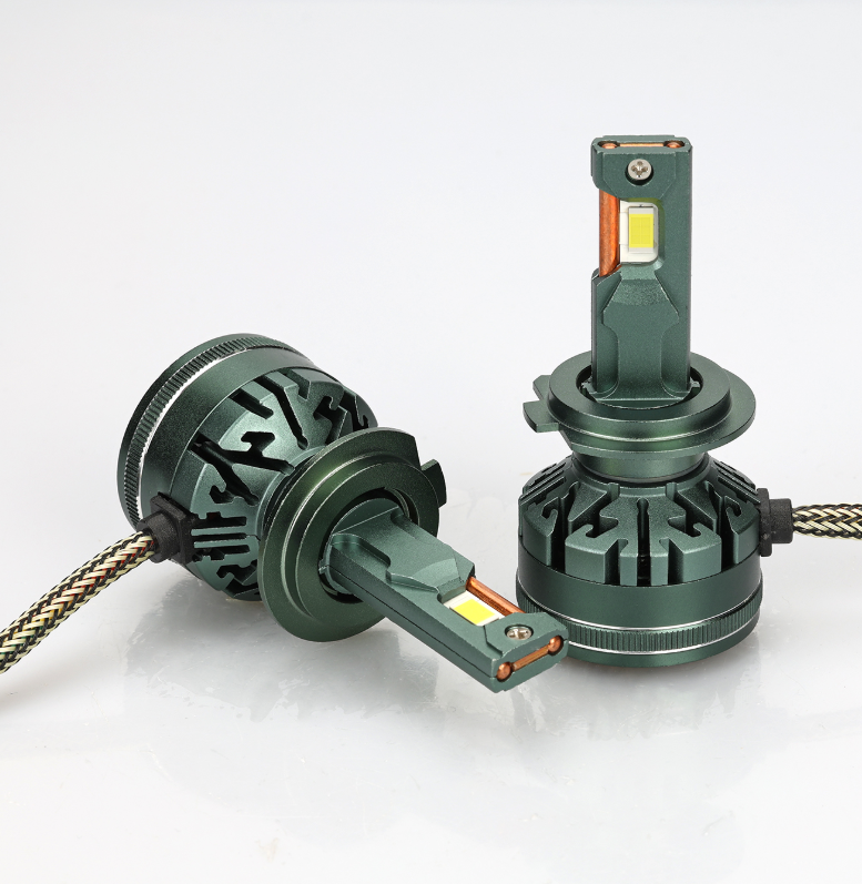 Set 2 Becuri LED H7 V45 Pro — 120W, 18000 Lumeni (9000lm/bec), Chip CSP 3570, Canbus Anti-Eroare [3]
