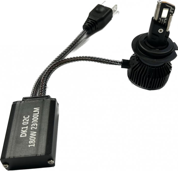 Set 2 becuri LED T55 mini, 180W, Canbus, 60mm, fara eroare, 23000Lm, 6000K, +400% [8]