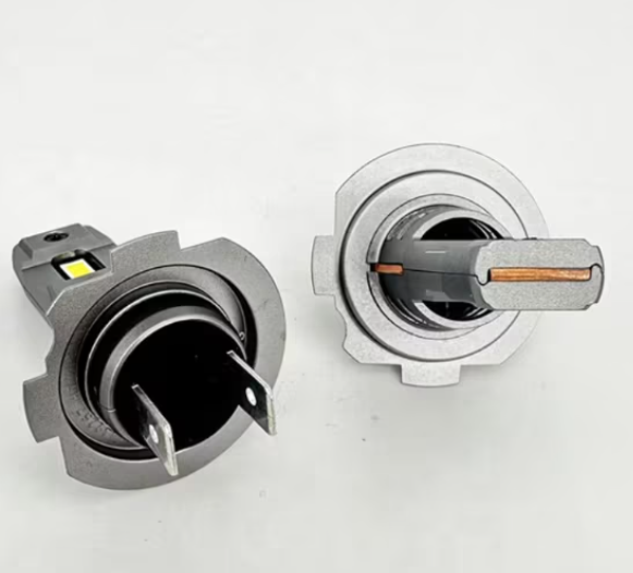 Set 2 becuri LED W H7, 120W, 12V, BZRSH, lumina alb-rece, 6000k, 15000 lumeni [2]