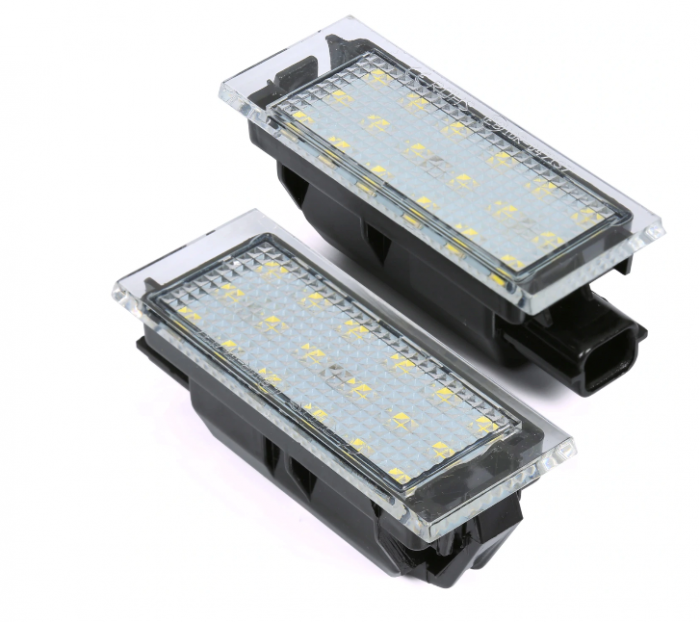 Set 2 Lampi LED Numar inmatriculare, Renault Clio III, Master II, Megane II FL, Megane III Laguna II FL Laguna III Twingo II [2]