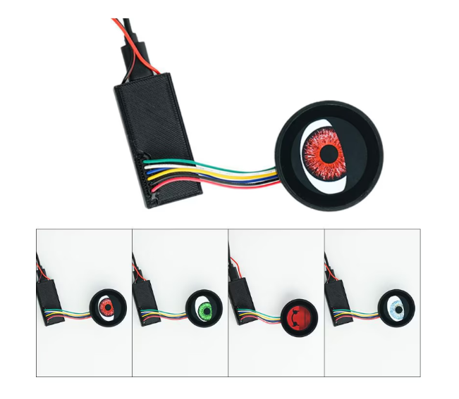 Set 2 Lupe Devil Eyes cu Display LED de 3 inch, Telecomanda, 6 Moduri de Iluminare, Ideale pentru Retrofit Faruri sau Proiectoare, Compatibile cu diverse modele auto, rezistenta IP67, BZRSH [5]