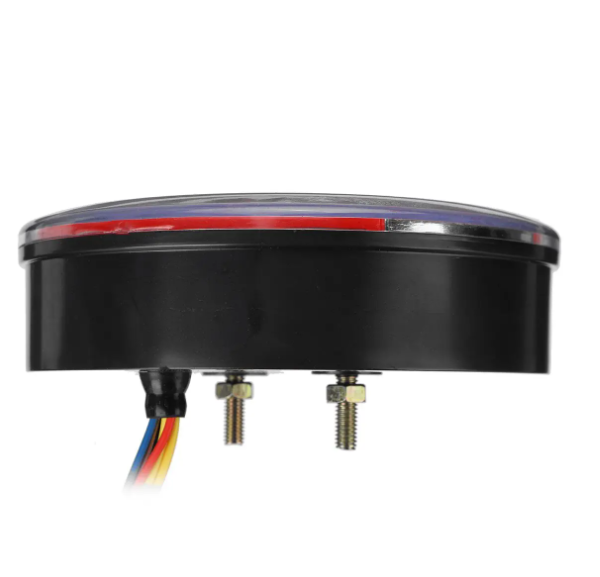 Set 2 Stopuri Auto LED Spate, Universale, diametru 140mm, pentru Remorca, Camion si Trailer, utilaje agricole, 12-24V, Semnalizare dinamica, Pozitie, STOP, rosu / galben / portocaliu [3]
