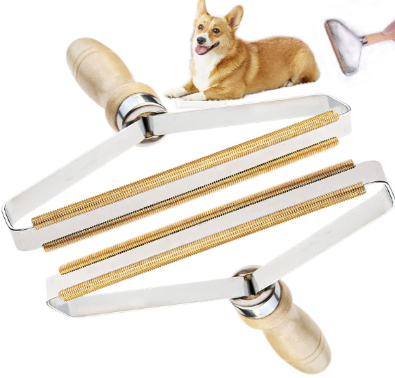 Set 2 x Dispozitiv portabil pentru curatare par de animale si scame Lint Remover [5]