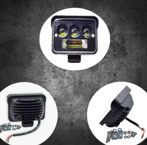 Set 2 x Proiector auto LED off road, 78W, 3200LM [2]