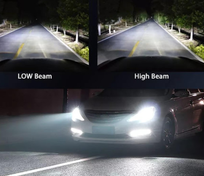 Set 2x Bec LED 9005 HB3 V20 12000LM Canbus, Alb rece, 120W, +300%, ventilator [3]