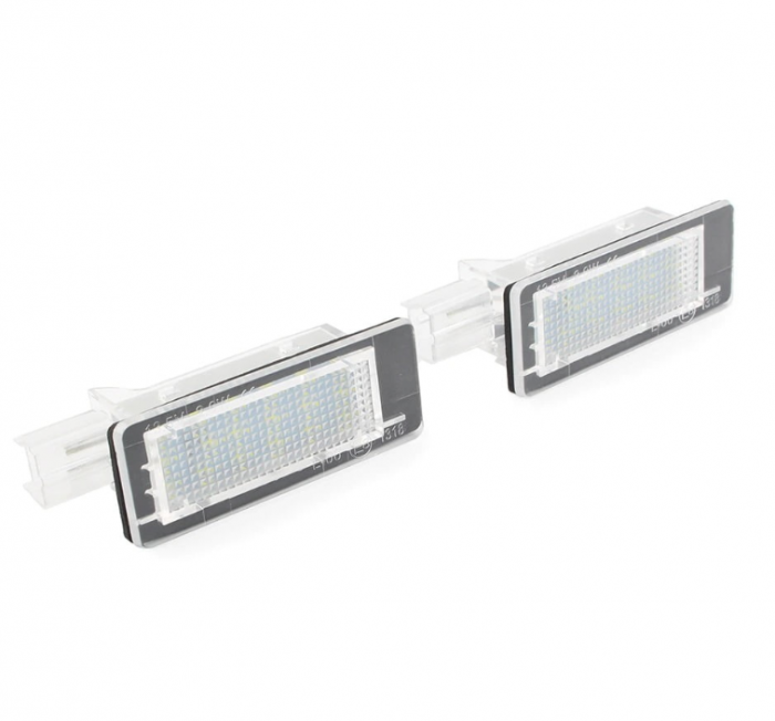 Set 2x Lampi led numar dedicate Dacia Duster Logan MCV Lodgy Renault Fluence Laguna Espace Scenic [5]