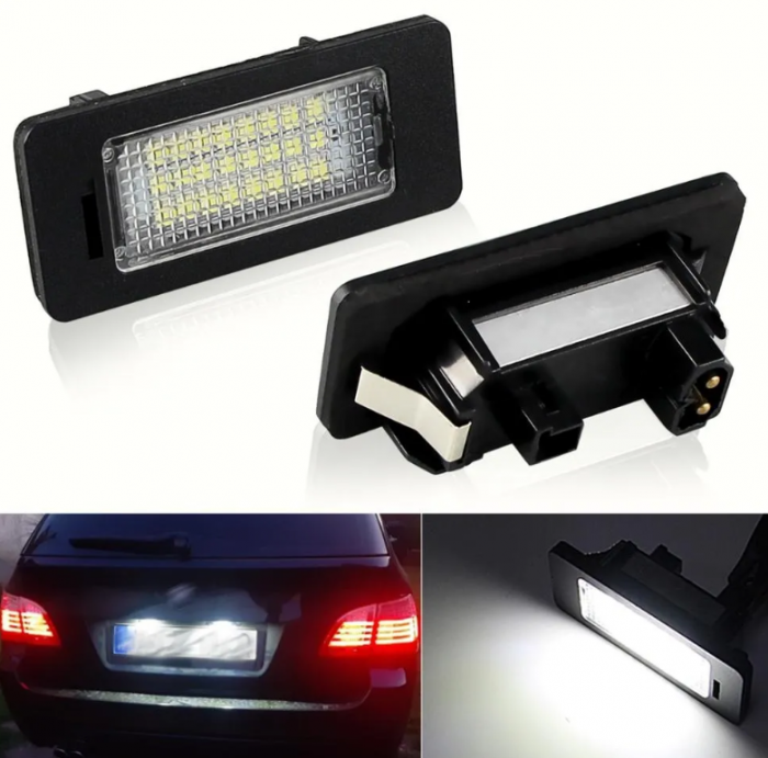 Set 2X Lampi LED numar pentru BMW E39, E82, E90, E91, E92, E93, E88 [3]