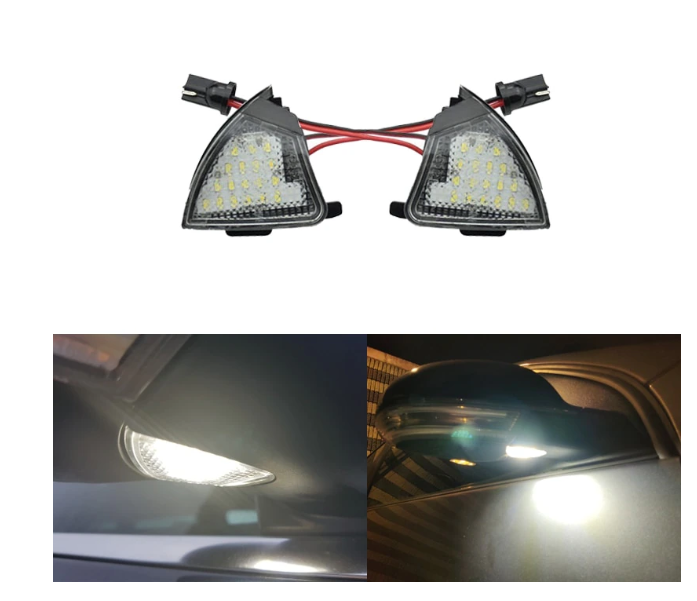 Set 2x lampi LED oglinda lumina exterioara VW Golf 5 MK5 Passat B6 Eos Golf 6 Variant Sharan MK2 7N [7]