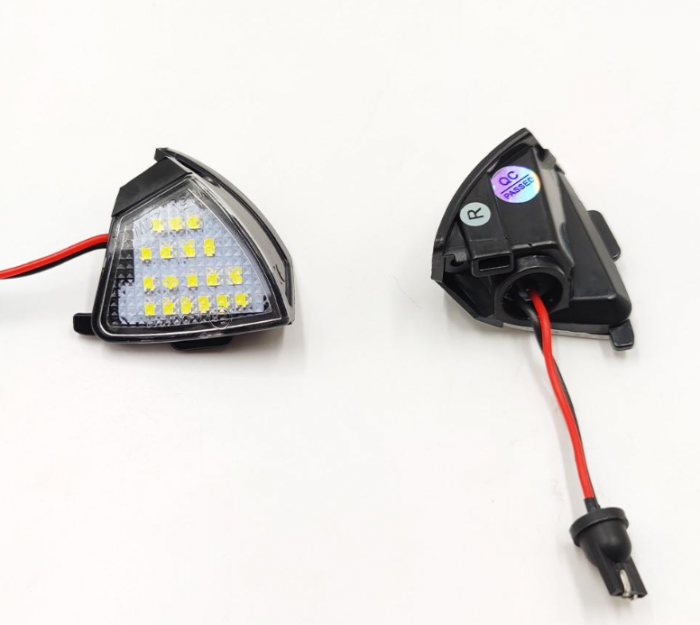 Set 2x lampi LED oglinda lumina exterioara VW Golf 5 MK5 Passat B6 Eos Golf 6 Variant Sharan MK2 7N [3]