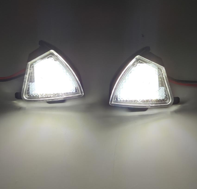 Set 2x lampi LED oglinda lumina exterioara VW Golf 5 MK5 Passat B6 Eos Golf 6 Variant Sharan MK2 7N [4]