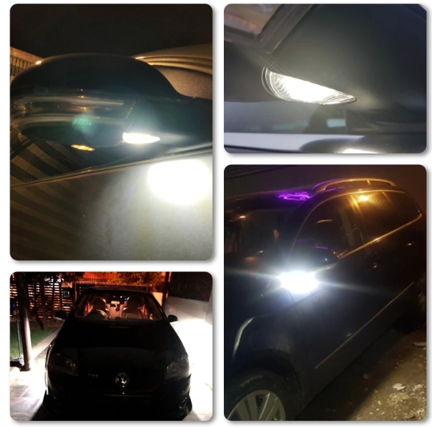 Set 2x lampi LED oglinda lumina exterioara VW Golf 5 MK5 Passat B6 Eos Golf 6 Variant Sharan MK2 7N [5]