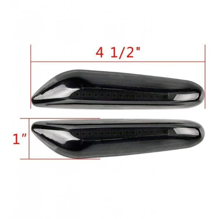 Set 2x LED Semnalizare Dinamica Secventiala BMW E60 E90 E91 E92 E93 E46 E82 [5]