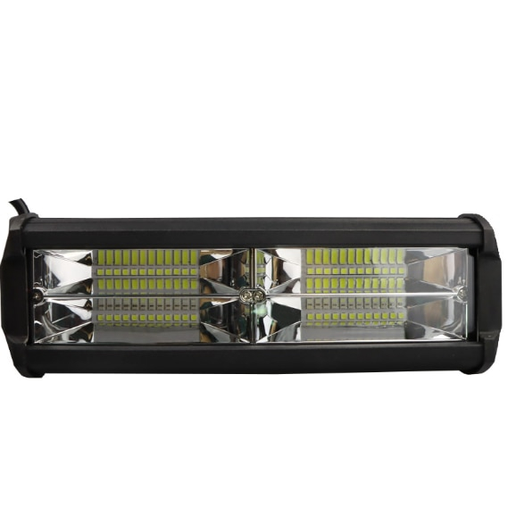 Set 2x Proiectoare LED auto OFF-ROAD 24 cm 144W, 12V-24V, 6000K, carcasa aluminiu, 7200Lm, BZRSH [4]