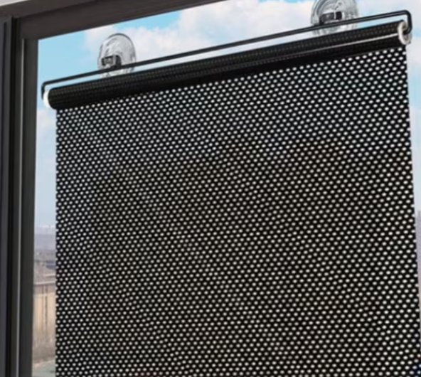 Set 2x Rulou retractabil cu ventuze tip parasolar pentru casa sau masina, 45 x 125 cm, BZRSH [3]