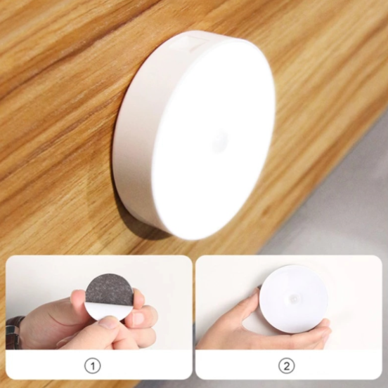 Set 3 x Lampa de veghe inteligenta LED cu senzor de miscare, USB, prindere magnetica, tip aplica, lumina dubla alb cald si rece [5]