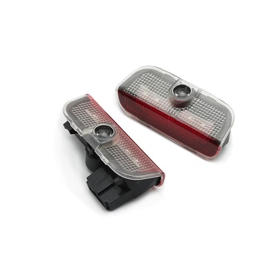 Set 4 Bucati Emblema Logo LED Portiera dedicata Marca Auto VW, BZRSH [4]