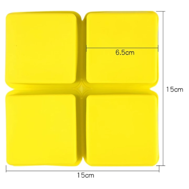 Set 4 Forme Silicon Pătrate TopBazar® pentru Deserturi cu Aspect Profesional și Proiecte DIY [4]