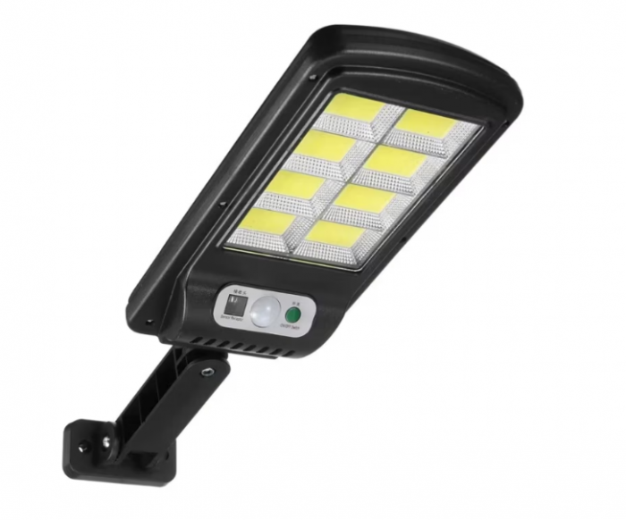 Set 5 Lampi solare LED, 40W, cu panou solar, 160 LED COB, senzor de miscare, 3 moduri de iluminare, telecomanda, BZRSH [2]