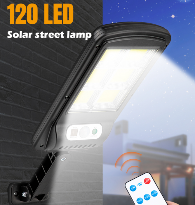 Set 5 X Lampa Solara 90W cu telecomanda, 120LED COB [5]