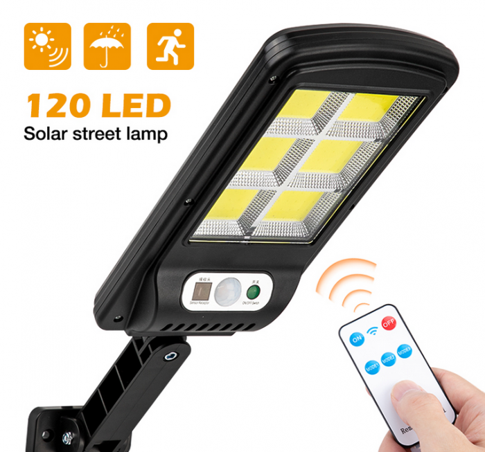 Set 5 X Lampa Solara 90W cu telecomanda, 120LED COB [4]