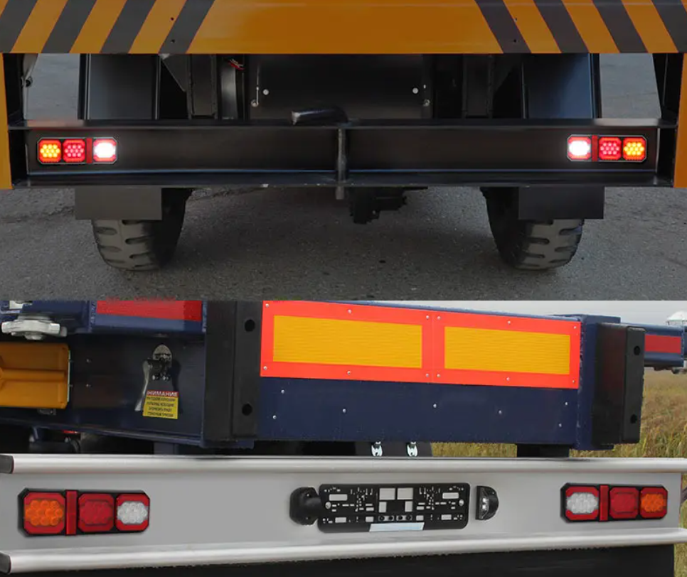 Set Stopuri LED Triple Remorcă 12V-24V, 78 LED-uri, IP67 Impermeabil, cu Poziție, Frână, Semnal și Marșarier, Lampă Spate Rulotă/Camion/Platformă [7]