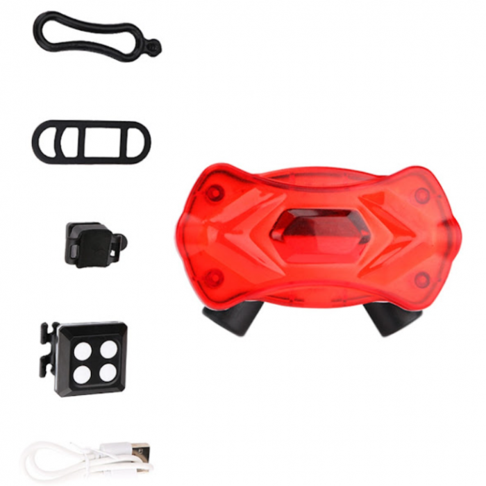 Stop LED spate bicicleta KXK-03 cu telecomanda si semnalizare, 8 moduri de iluminare [5]