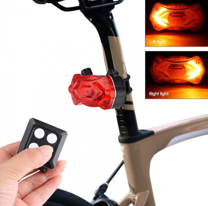 Stop LED spate bicicleta KXK-03 cu telecomanda si semnalizare, 8 moduri de iluminare [2]