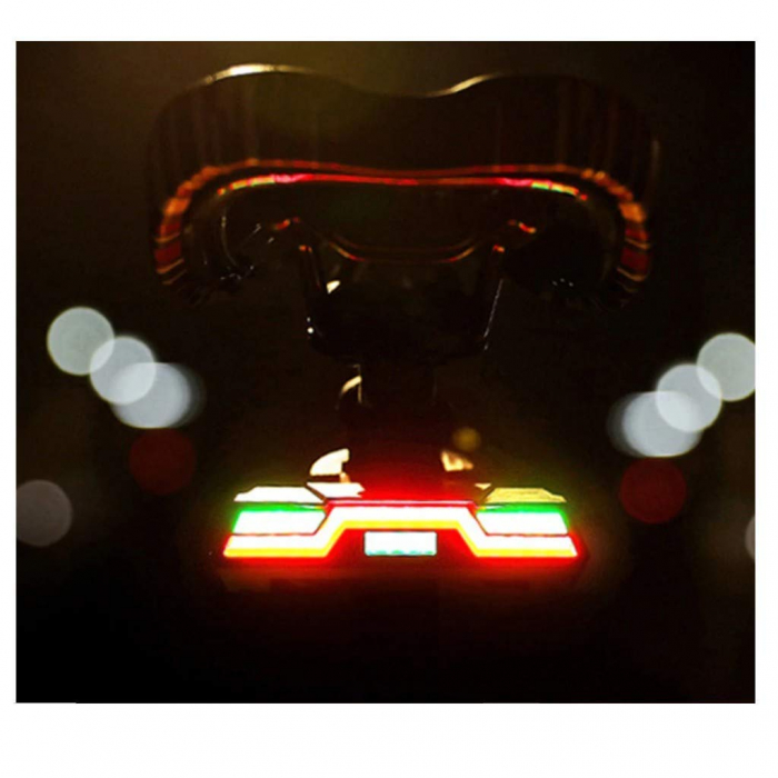 STOP spate LED pentru bicicletă cu 6 moduri iluminare, reincarcare prin USB [2]
