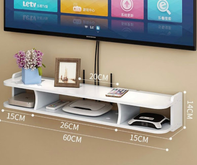 Suport router si accesorii, 3 compartimente, 20 x 60 cm [2]