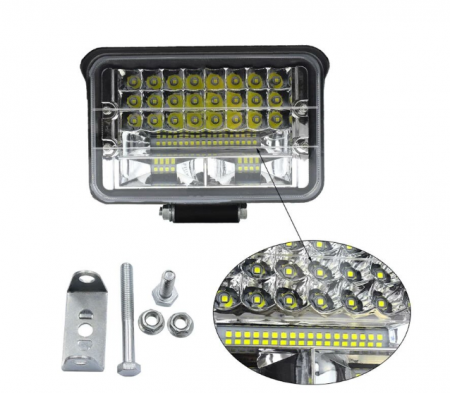 Proiector led auto Off Road 144W, 2 faze, 10800 lumeni, 6500K [3]