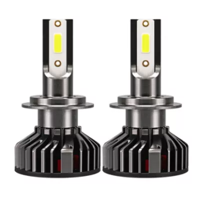 Auto - Set 2 becuri LED auto F2 H4, 100W, ventilator, 6000K, 12000LM