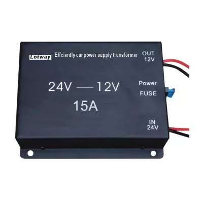 Auto - Convertor Auto 15A pentru Tensiune 24V - 12V