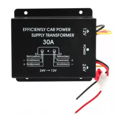 Convertor Auto 30A pentru Tensiune 24V - 12V [1]
