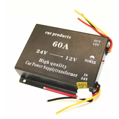 Convertor Tensiune  Auto 60A  transformator pentru 24V - 12V [1]