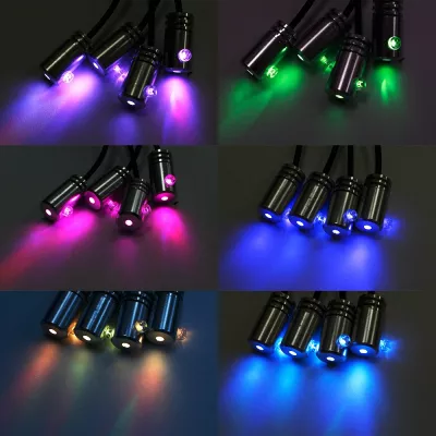 Lumini Ambientale Bluetooth cu LED 6M Fibra Optica 5 Capete controlabile cu aplicatie Lotus Lantern [1]