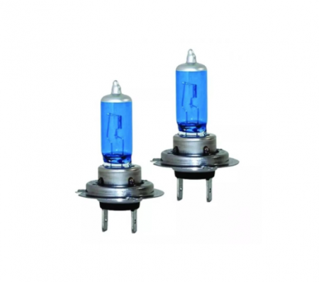 Auto - Set 2 becuri Halogen H7 Xenon Look, 12V, 55W, 5000K