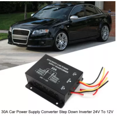 Convertor Auto 30A pentru Tensiune 24V - 12V [2]