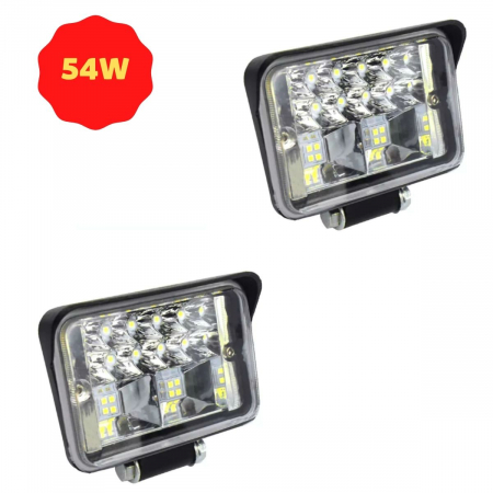 Auto - Set 2 x Proiector led Off Road 54W, 4000LM, 6500K, ATV