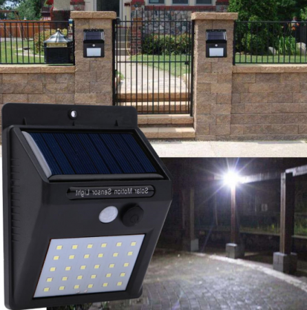 Set 5 Lampi Solare cu 30 LED, senzor de miscare si senzor de lumina [3]