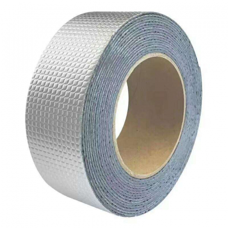 Casa si gradina - Banda adeziva de etansare impermeabila fabricata din aluminiu si cauciuc butilic, 5 cm x 5 m