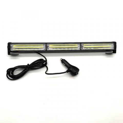 Bara LED girofar 45 cm, 54W, lumina galbena, functii stroboscop, 12V, 3000K [1]