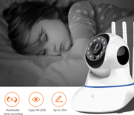 Camera IP de supraveghere pentru bebelusi HD baby monitor [1]