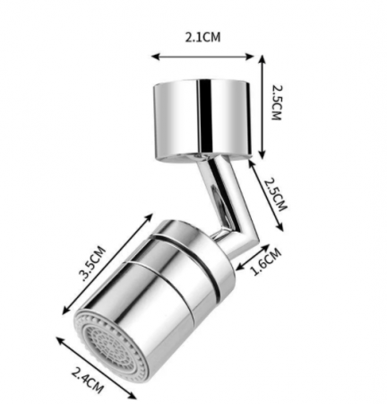 Cap de robinet rotativ 720 grade, filtru, economizor apa [2]