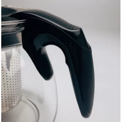 Ceainic 1100 ml din sticla termorezistenta, filtru, infuzor [2]
