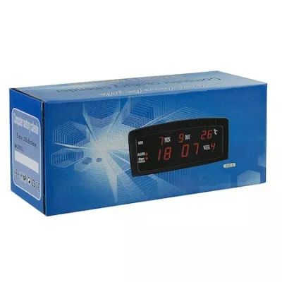 Ceas digital de masa 909-A LED cu alarma si termometru [1]