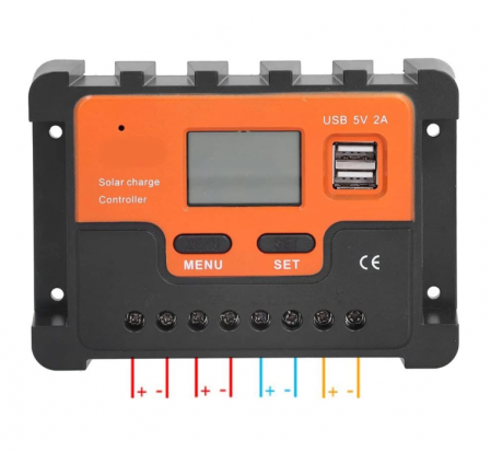 Controller tensiune pentru panou solar KZ040, 24V, 40 A, LCD [2]